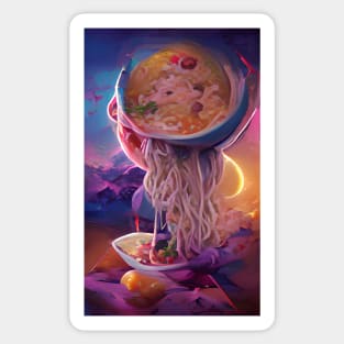 Good Ramen At Night | Ramen Near Me For Life Sticker